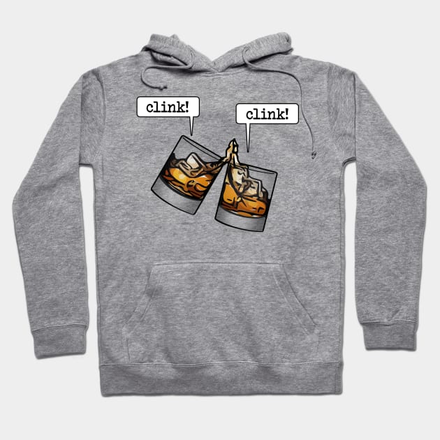 Clink Clink - High Five Hoodie by KenNapzok